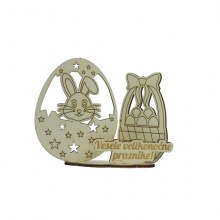 Zajček v pirhu in košara